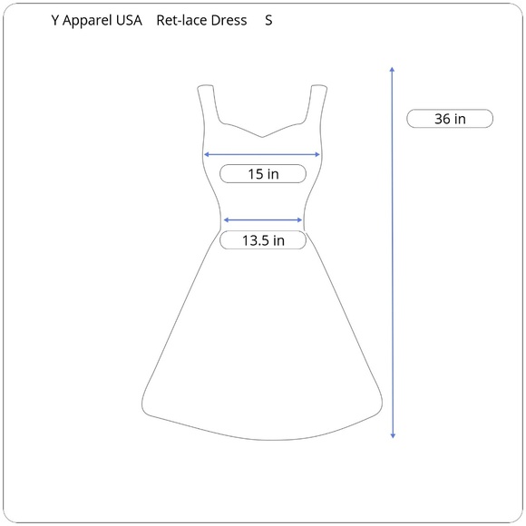 NWOT Y Apparel Retro Silk Lace Dress - Picture 5 of 5